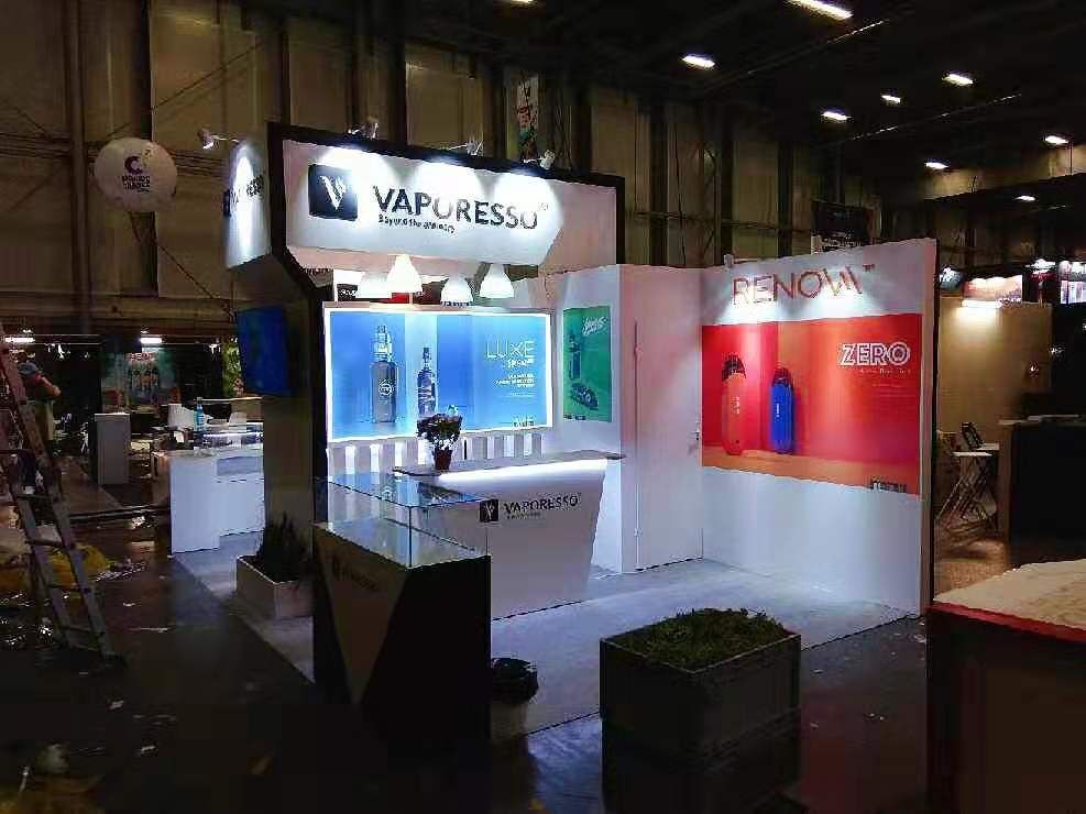 【麦克维尔】法国电子烟展位设计搭建
