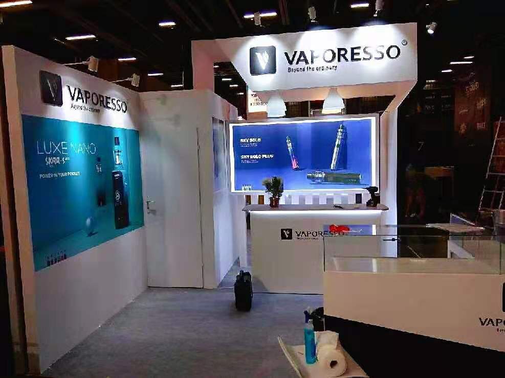 【麦克维尔】法国电子烟展位设计搭建